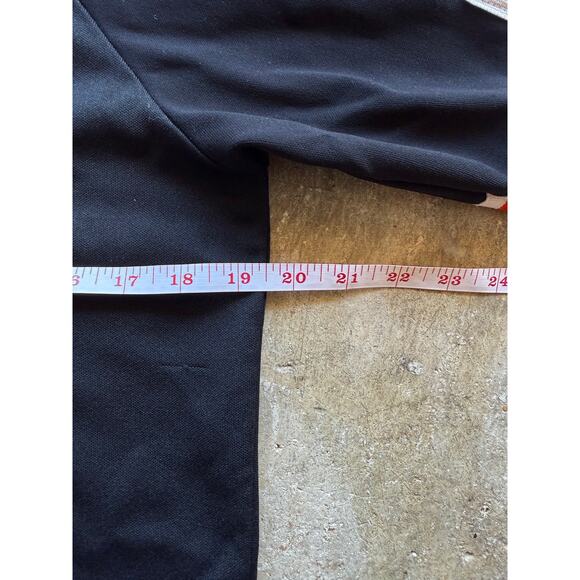 Vintage 1970s Champion Button Up Size Small Nylon Orange/Black Bowling Shirt - Picture 4 of 5